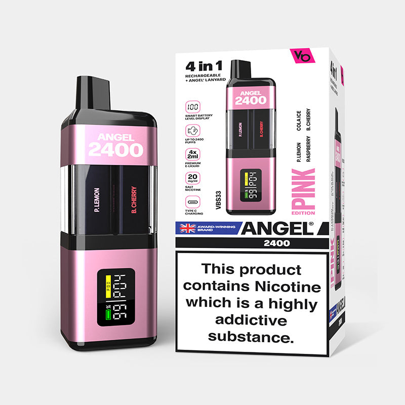 Vapes Bars Angel 2400 4in1 Pod Kit (Box of 5)