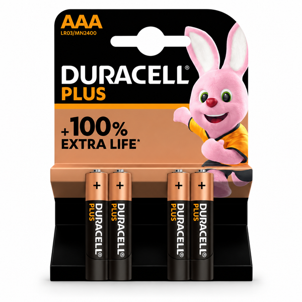 Duracell Plus/Power Boost AAA (Pack of 4)