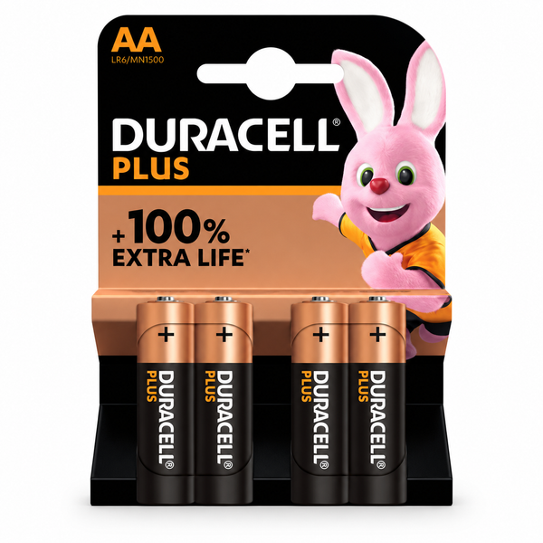 Duracell Plus / Power Boost AA Batteries (Pack of 4)