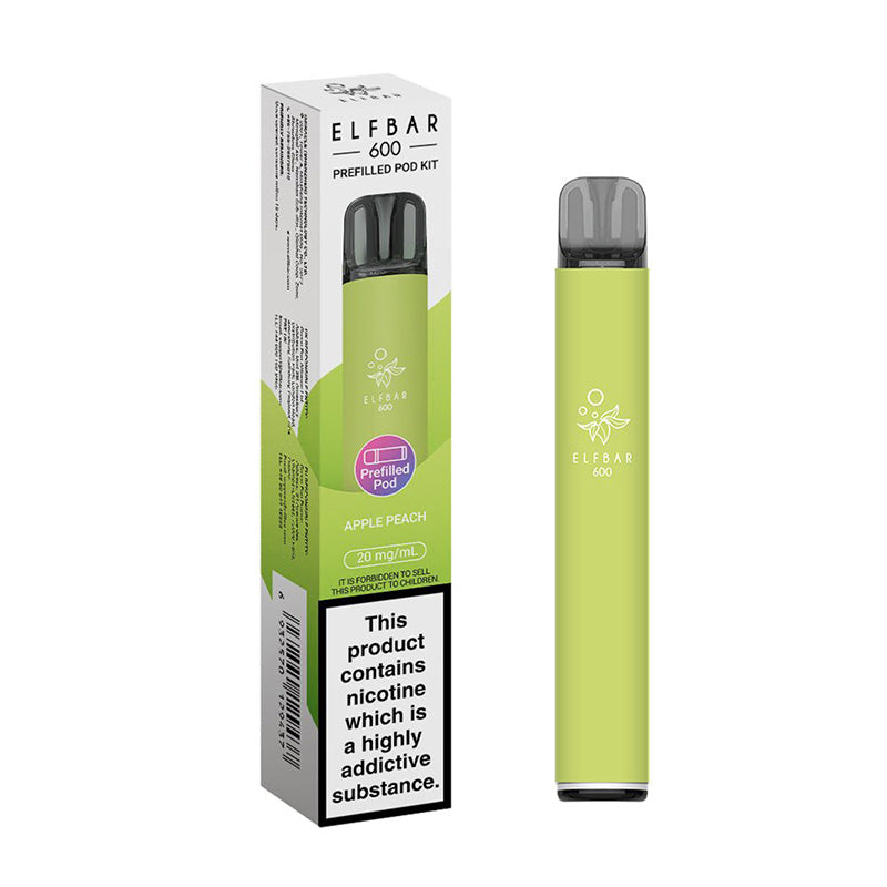 Elf Bar 600 Rechargeable Prefilled Pod Kit (Box of 10)