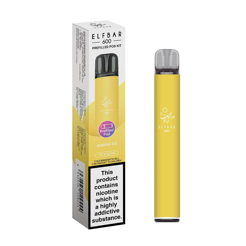 Elf Bar 600 Rechargeable Prefilled Pod Kit (Box of 10)