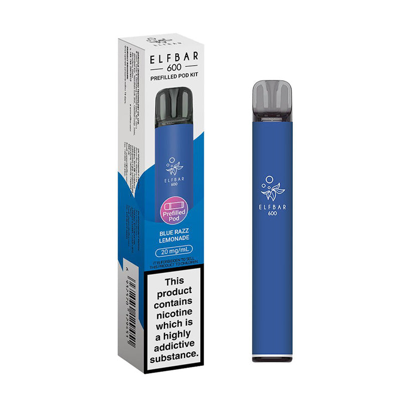 Elf Bar 600 Rechargeable Prefilled Pod Kit (Box of 10)