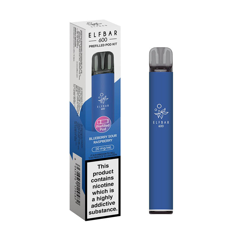 Elf Bar 600 Rechargeable Prefilled Pod Kit (Box of 10)
