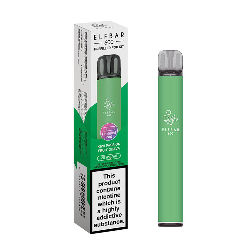 Elf Bar 600 Rechargeable Prefilled Pod Kit (Box of 10)