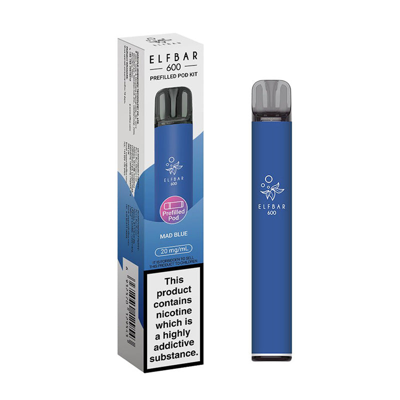 Elf Bar 600 Rechargeable Prefilled Pod Kit (Box of 10)