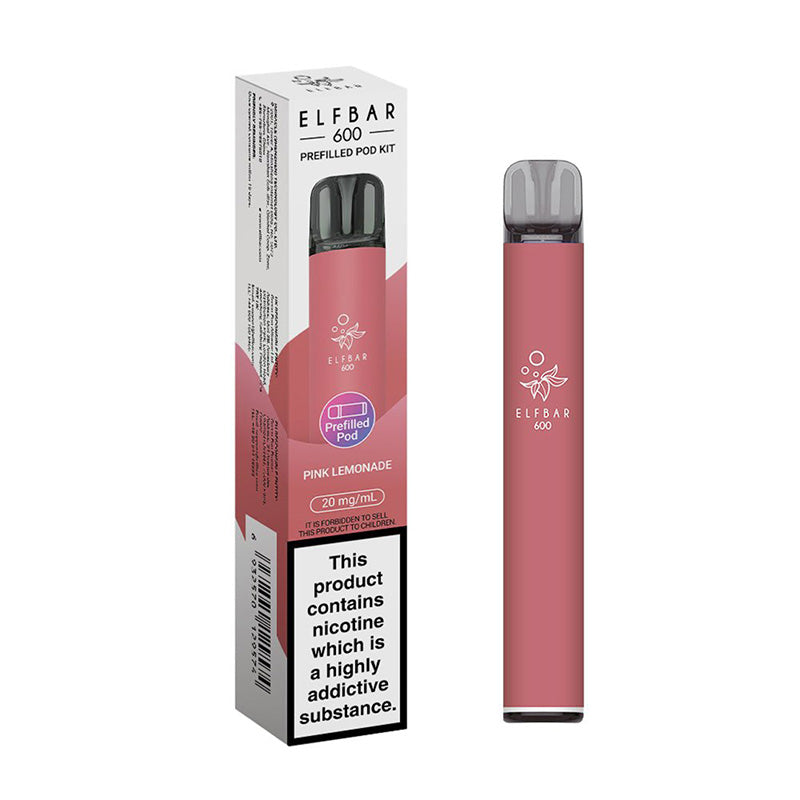 Elf Bar 600 Rechargeable Prefilled Pod Kit (Box of 10)