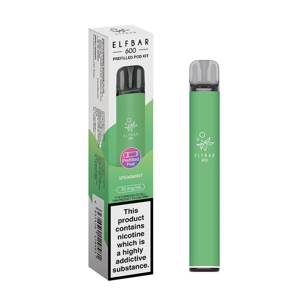 Elf Bar 600 Rechargeable Prefilled Pod Kit (Box of 10)