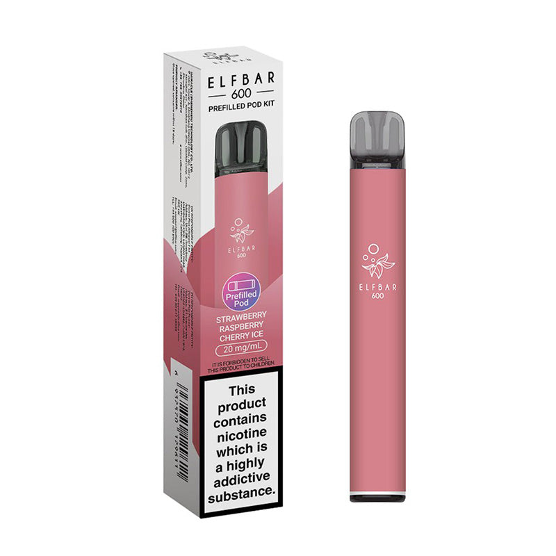 Elf Bar 600 Rechargeable Prefilled Pod Kit (Box of 10)