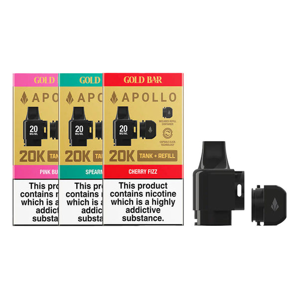 Gold Bar Apollo 20K Prefilled Pod (Box of 5)