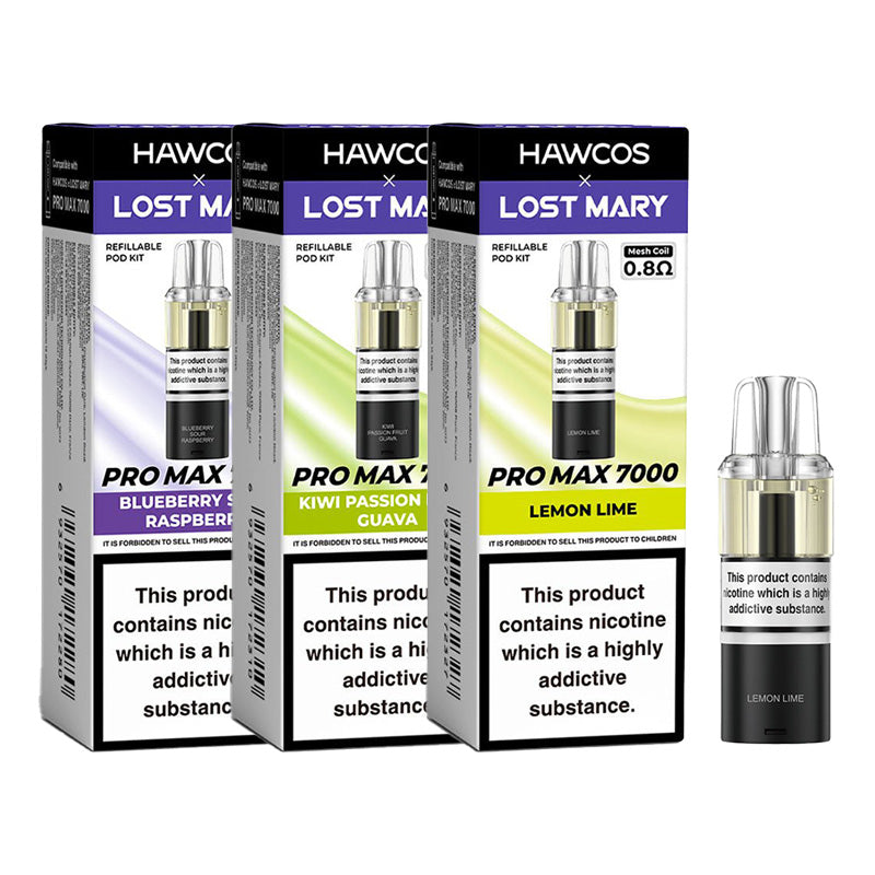 HAWCOS x Lost Mary Pro Max 7000 Replacement Pods (Box of 5)