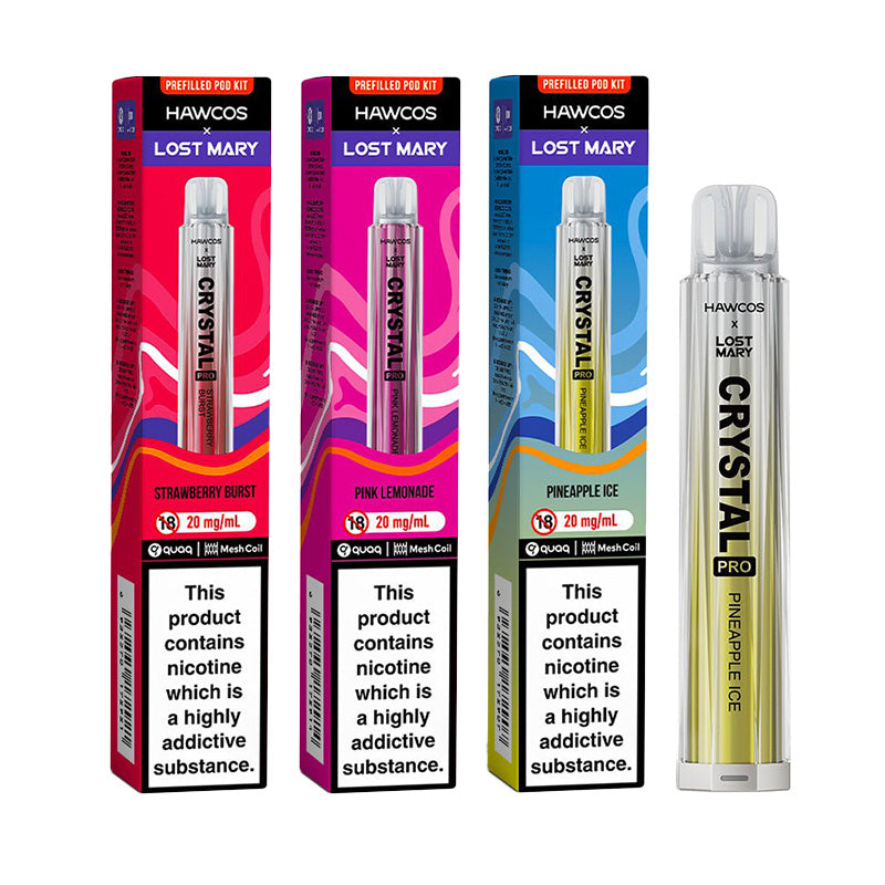 Hawcos X Lost Mary Crystal Pro 600 Pod Kit (Box of 10)