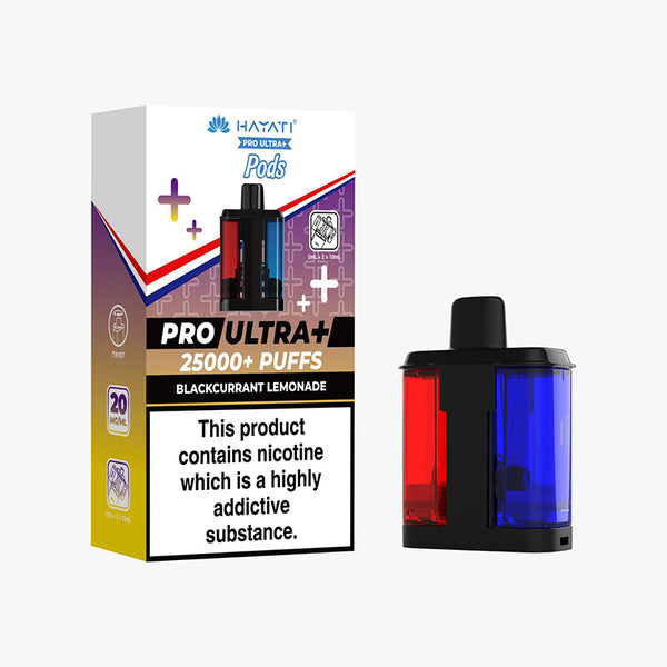Hayati Pro Ultra+ 25K Replacement Pods (Box of 5)