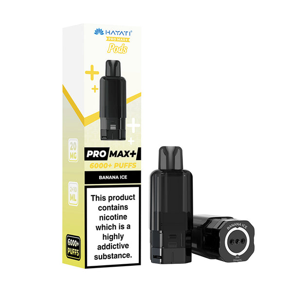 Hayati Pro Max+ 6000 Replacement Pods (Box of 5)
