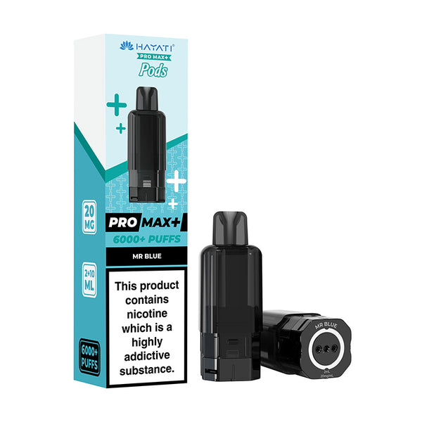 Hayati Pro Max+ 6000 Replacement Pods (Box of 5)
