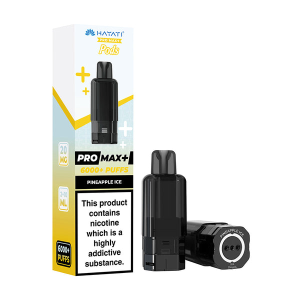 Hayati Pro Max+ 6000 Replacement Pods (Box of 5)