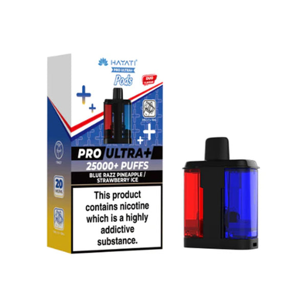 Hayati Pro Ultra+ 25K Replacement Pods (Box of 5)