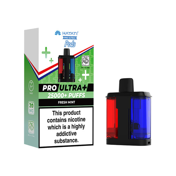Hayati Pro Ultra+ 25K Replacement Pods (Box of 5)