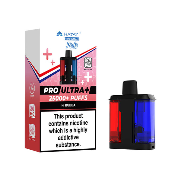 Hayati Pro Ultra+ 25K Replacement Pods (Box of 5)
