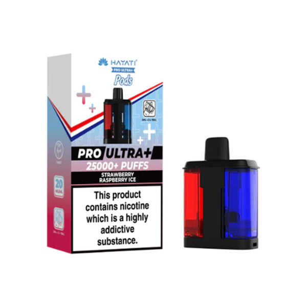 Hayati Pro Ultra+ 25K Replacement Pods (Box of 5)