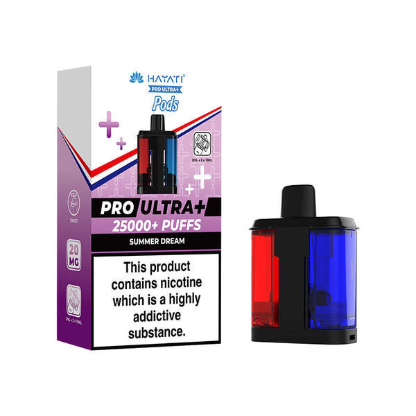 Hayati Pro Ultra+ 25K Replacement Pods (Box of 5)