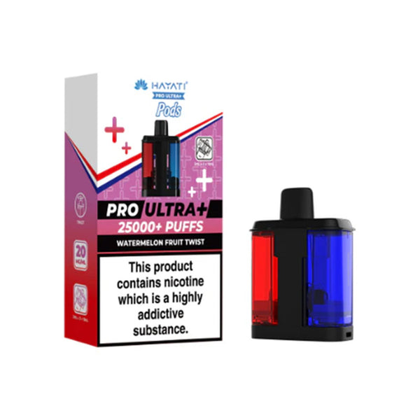Hayati Pro Ultra+ 25K Replacement Pods (Box of 5)