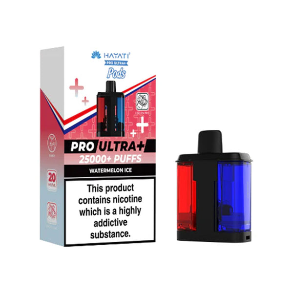 Hayati Pro Ultra+ 25K Replacement Pods (Box of 5)