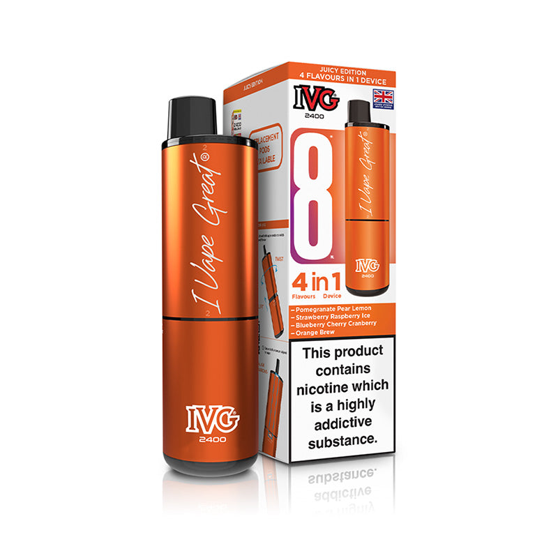 IVG 2400 Rechargeable Vape Kit (Box of 5)