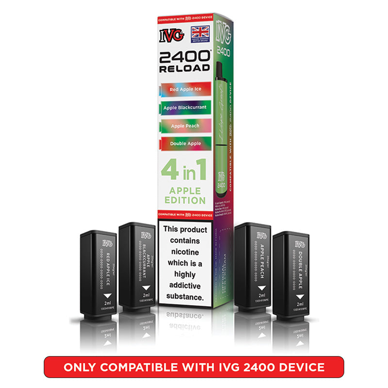 IVG 2400 Reload Prefilled Pods 4 in 1 Edition (Box of 5)