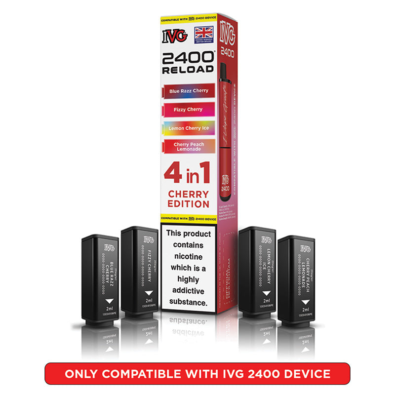 IVG 2400 Reload Prefilled Pods 4 in 1 Edition (Box of 5)