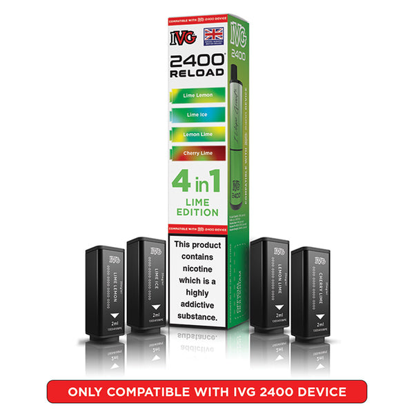 IVG 2400 Reload Prefilled Pods 4 in 1 Edition (Box of 5)