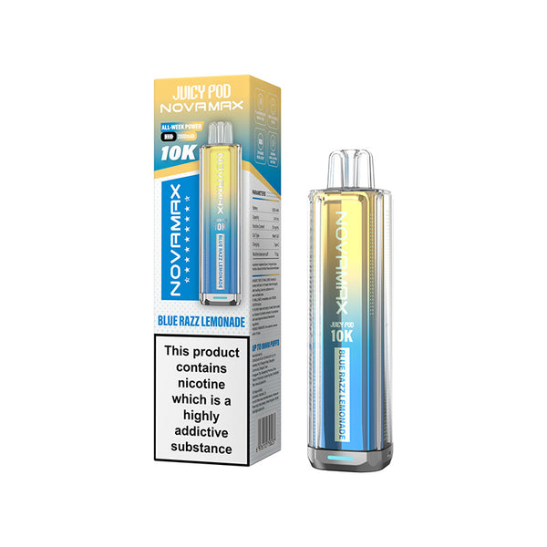 Juicy Pod Novomax 10k Prefilled Pod Kit (Box of 5)