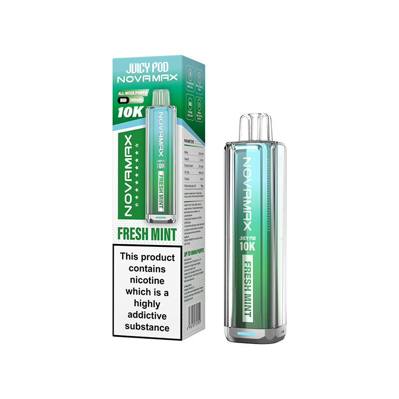 Juicy Pod Novomax 10k Prefilled Pod Kit (Box of 5)