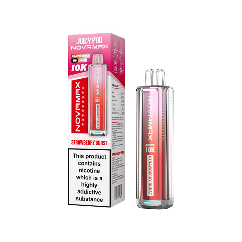 Juicy Pod Novomax 10k Prefilled Pod Kit (Box of 5)