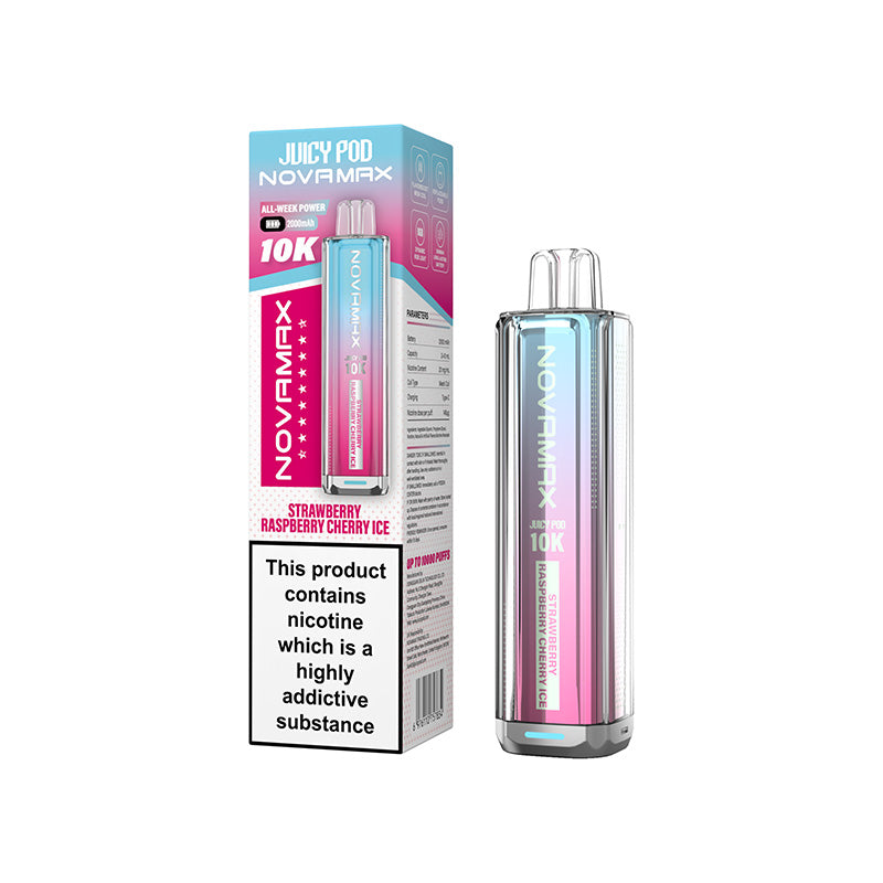 Juicy Pod Novomax 10k Prefilled Pod Kit (Box of 5)