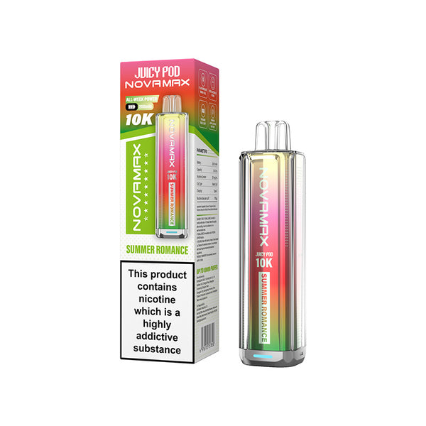 Juicy Pod Novomax 10k Prefilled Pod Kit (Box of 5)