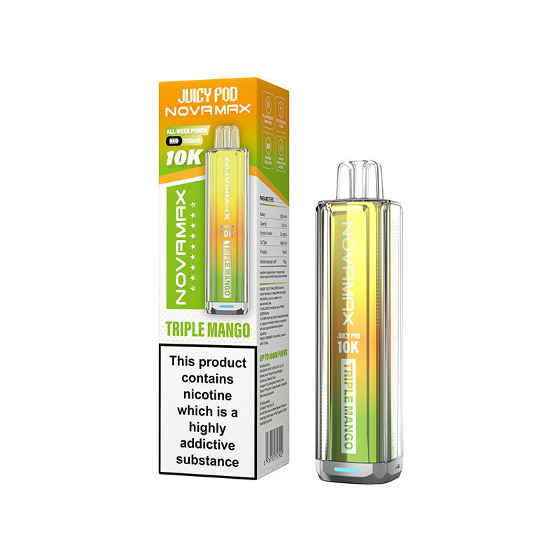Juicy Pod Novomax 10k Prefilled Pod Kit (Box of 5)