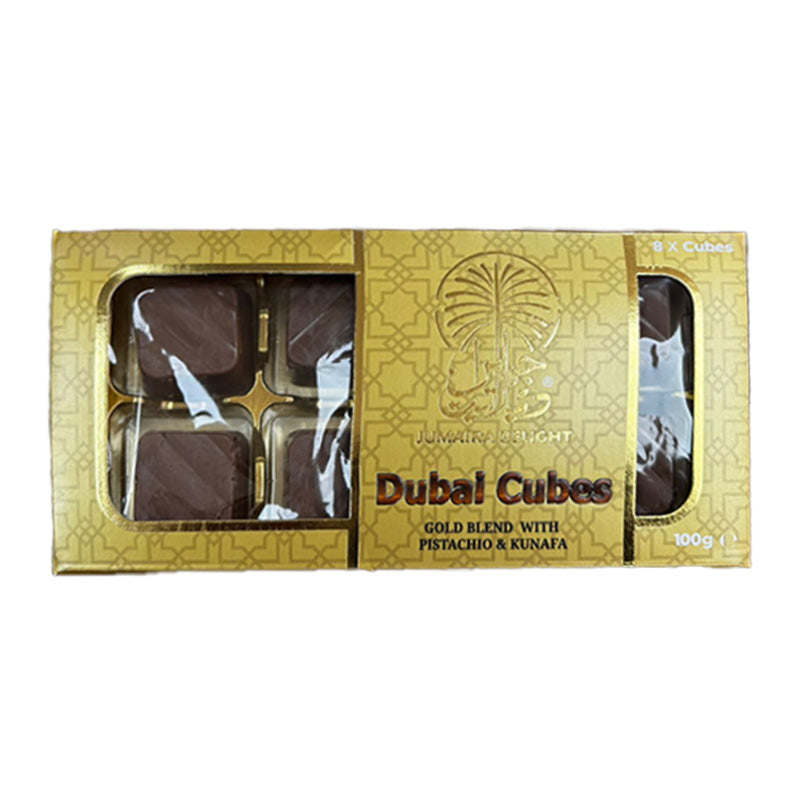 Jumaira Delight Dubai Cubes Gold Blend With Pistachio & Kunafa 100g