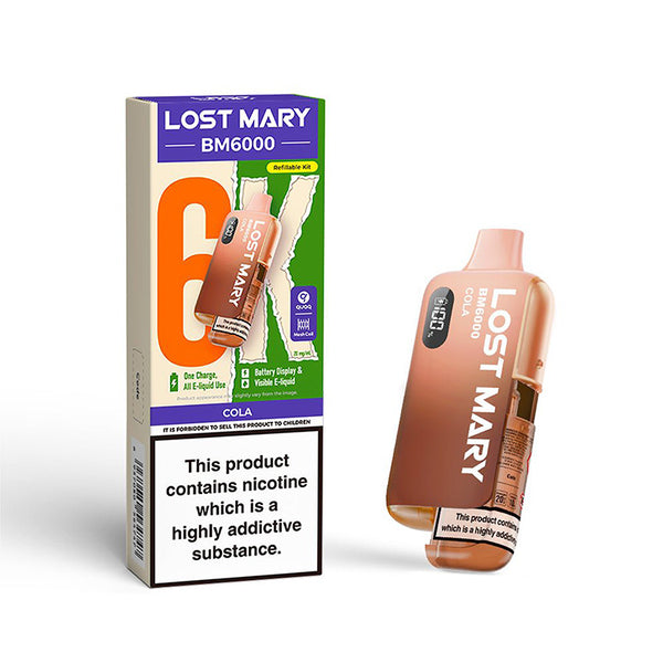 Lost Mary BM6000 Rechargeable Vape Kit (Box of 5)