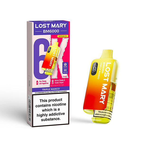 Lost Mary BM6000 Rechargeable Vape Kit (Box of 5)