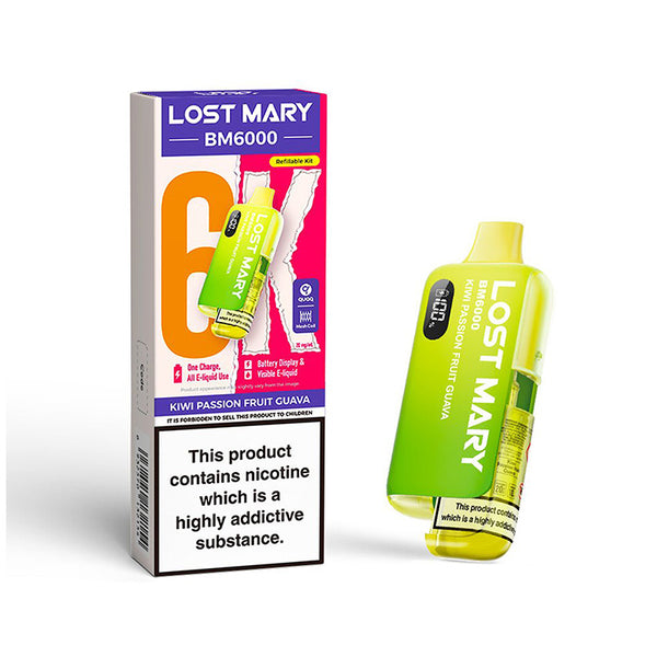 Lost Mary BM6000 Rechargeable Vape Kit (Box of 5)