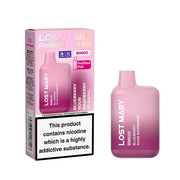 Lost Mary BM600 Rechargeable Prefilled Pod Kit (Box of 10)