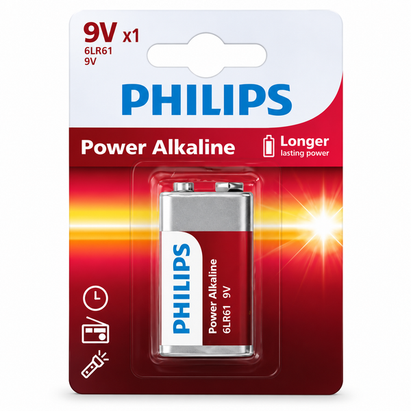 Philips x Barcelona FC 9V Battery 1 pcs