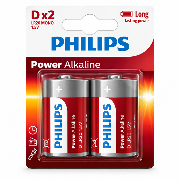 Philips x Barcelona FC D Battery (Pack of 2)