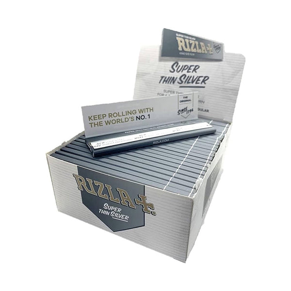 Rizla Silver King Slim Rolling Papers (50 Booklets)