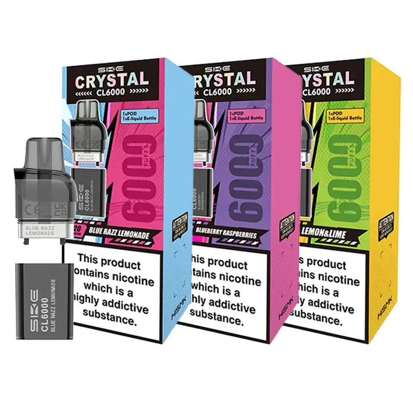 SKE Crystal CL6000 Prefilled Pods (Box of 5)