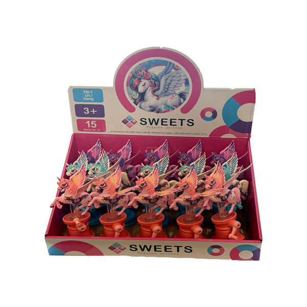 Candy Toy Flying Horse - Sweets Unicorn (Box of 15)