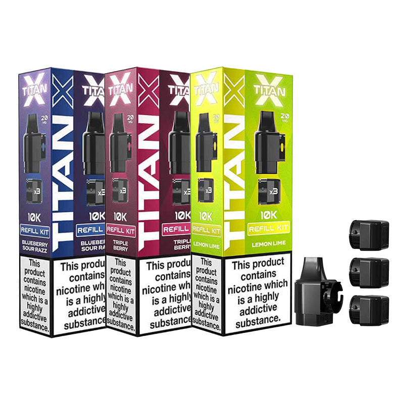 Titan X Prefilled Pod + Refills (Box of 10)