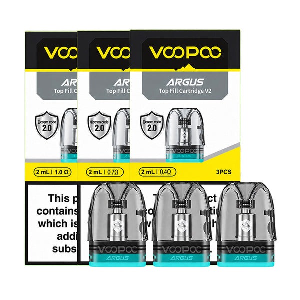 VOOPOO Argus Top Fill Replacement Pod Cartridge V2 (Box of 10)