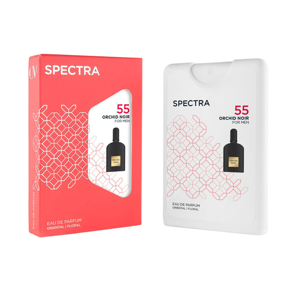 Spectra 55 Orchid Noir 18ml pocket perfume with packaging