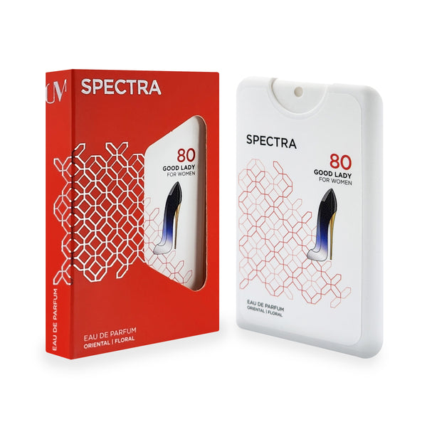 Spectra 80 Good Lady 18ml pocket perfume with packaging
